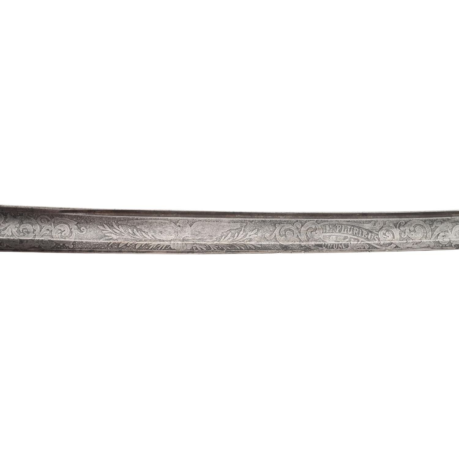 Klingenthal Non-Regulation Combination Hilt French 1838/1853 Sword Presented to Lt. Thomas Hickey - 164th New York Infantry - WIA at Cold Harbor and Died of Wounds