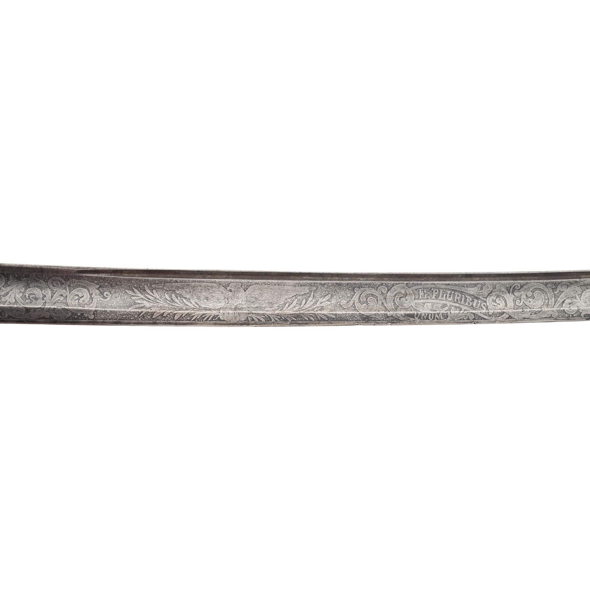 Klingenthal Non-Regulation Combination Hilt French 1838/1853 Sword Presented to Lt. Thomas Hickey - 164th New York Infantry - WIA at Cold Harbor and Died of Wounds