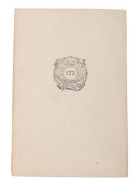 Civil War Sutler James L. Jones, 1st Massachusetts Volunteers. Signed CDV and price list.
