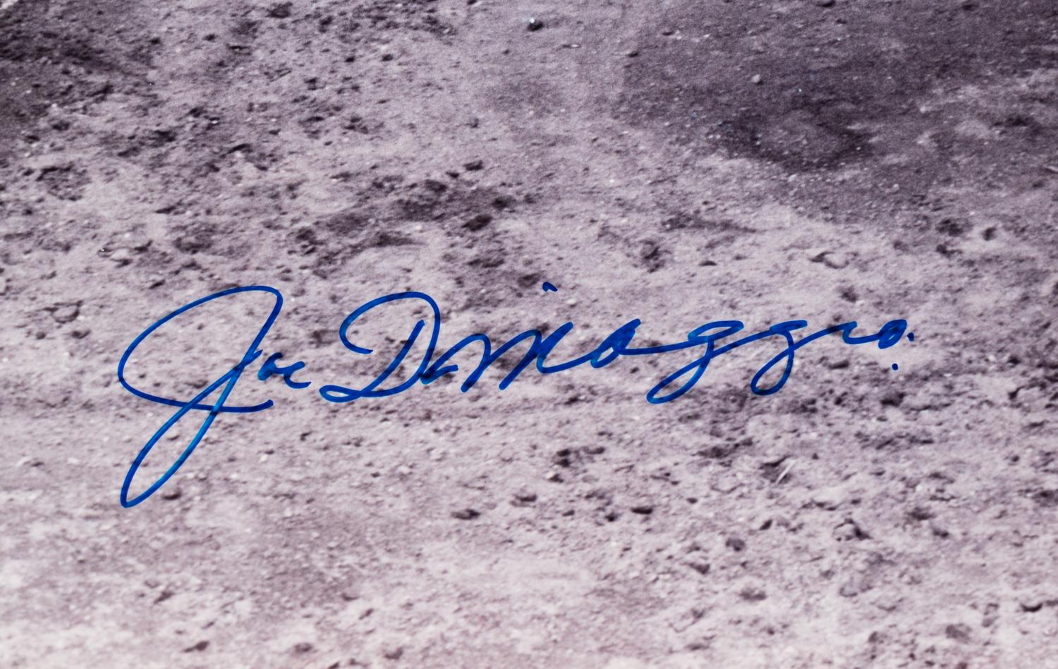 A Joe DiMaggio Signed Autograph Large Format Photograph (Beckett Authentication Services BAS Certified),