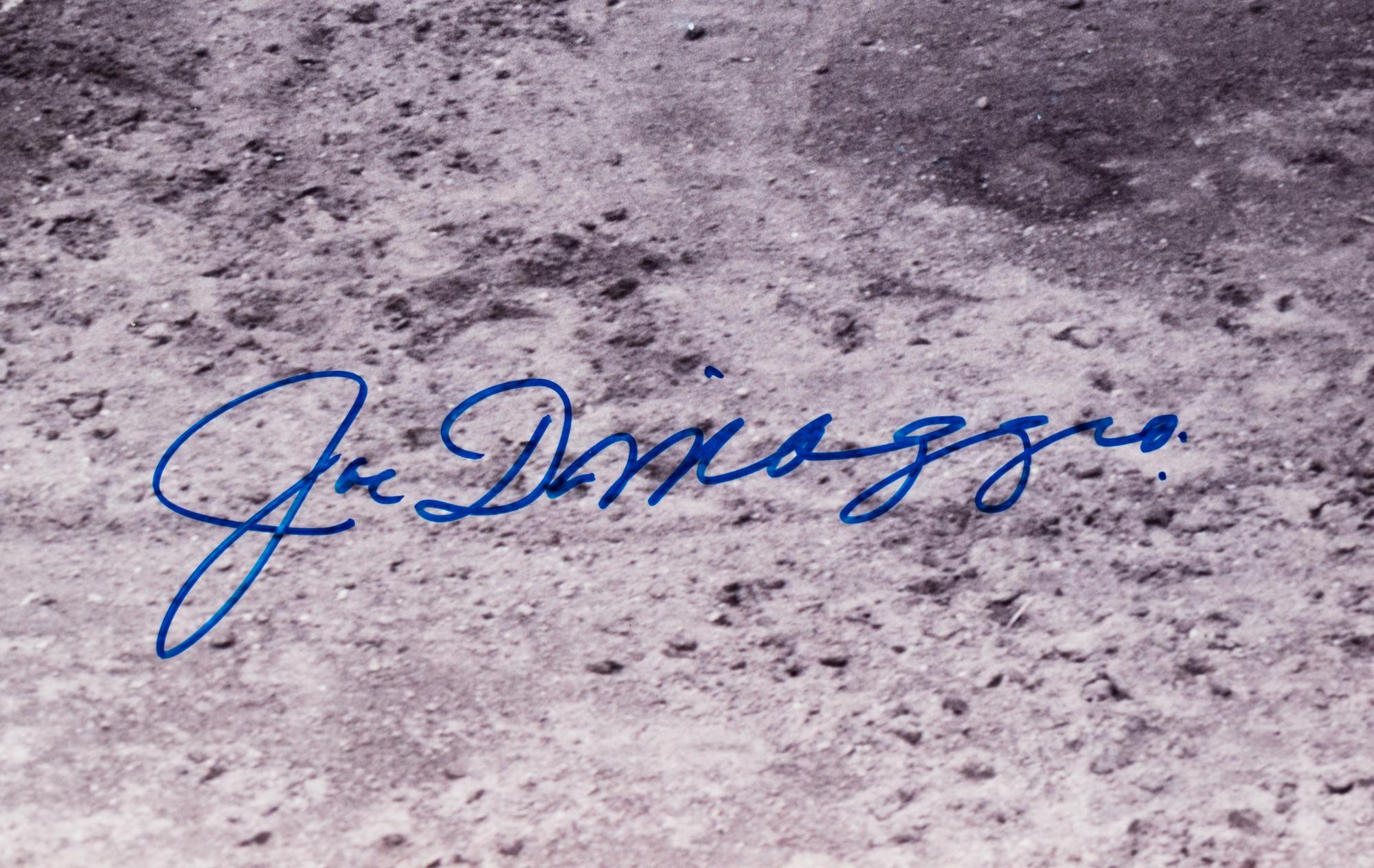 A Joe DiMaggio Signed Autograph Large Format Photograph (Beckett Authentication Services BAS Certified),