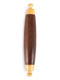 A Scrimshaw and Walnut Rolling Pin