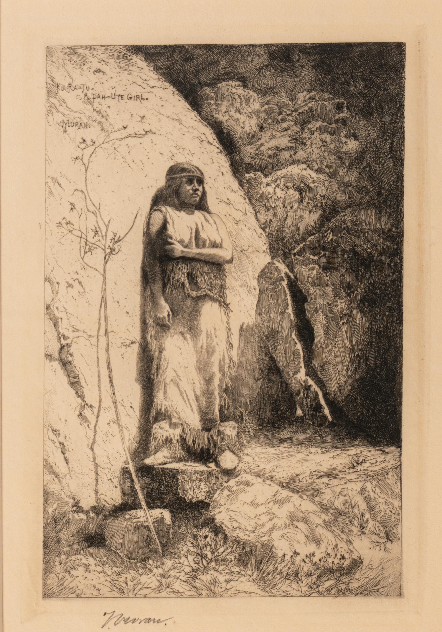 Ku-ra-tu, a Pah-Ute Girl , 1879