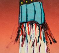 Maiden Dancer, Hopi Priest and Maiden Dancer Triptych