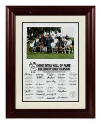 A Mike Ditka Hall of Fame Celebrity Golf Classic Display Formerly Displayed at Ditka’s Restaurant