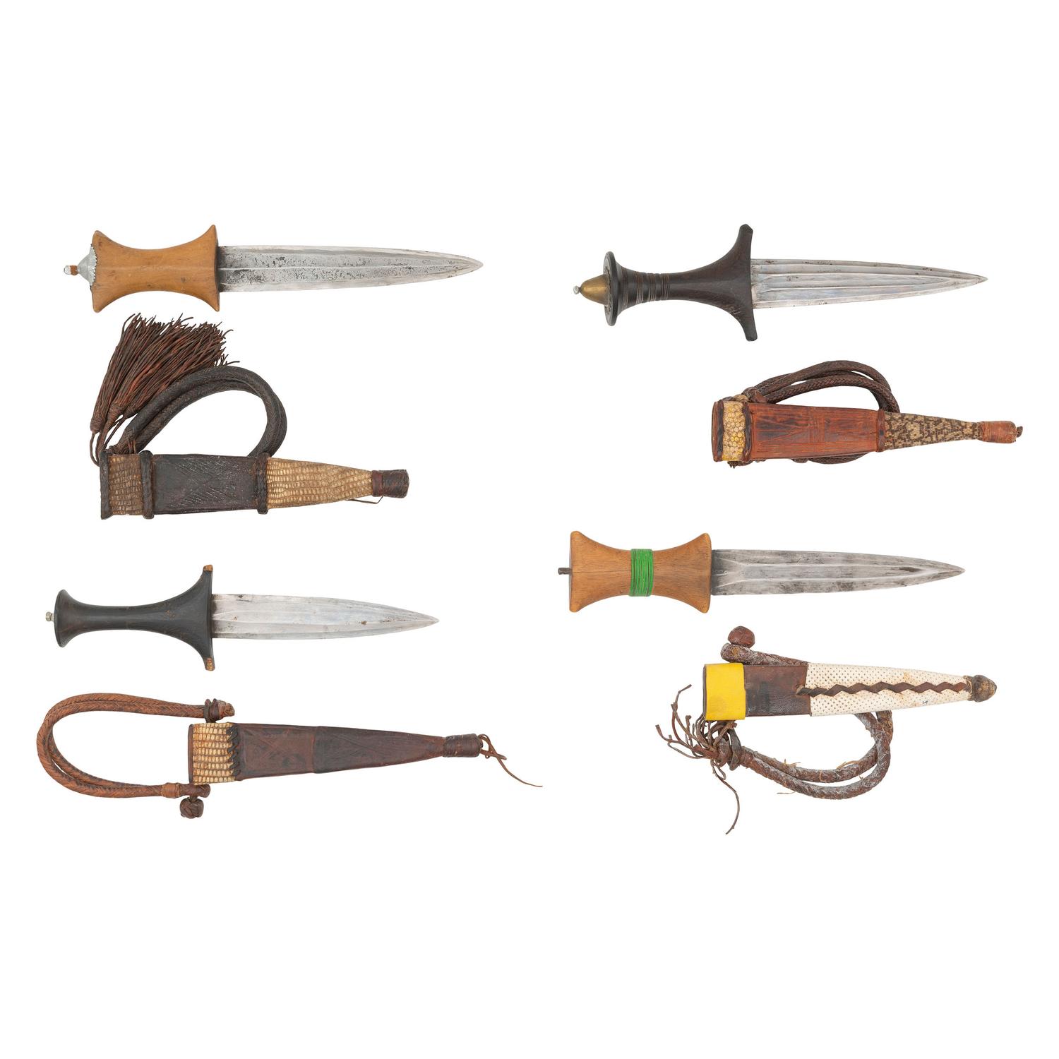 Four Sudanese Arm Daggers