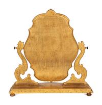 A Continental Giltwood Dressing Table Mirror