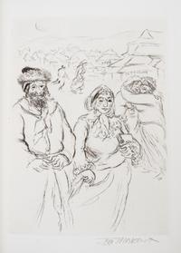 (SINGER, ISAAC BASHEVIS) MOSKOWITZ, IRA. Satan in Goray. New York, 1981. Limited. Signed twice.