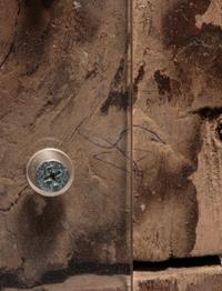 An Egyptian Painted Wood Mummy Mask