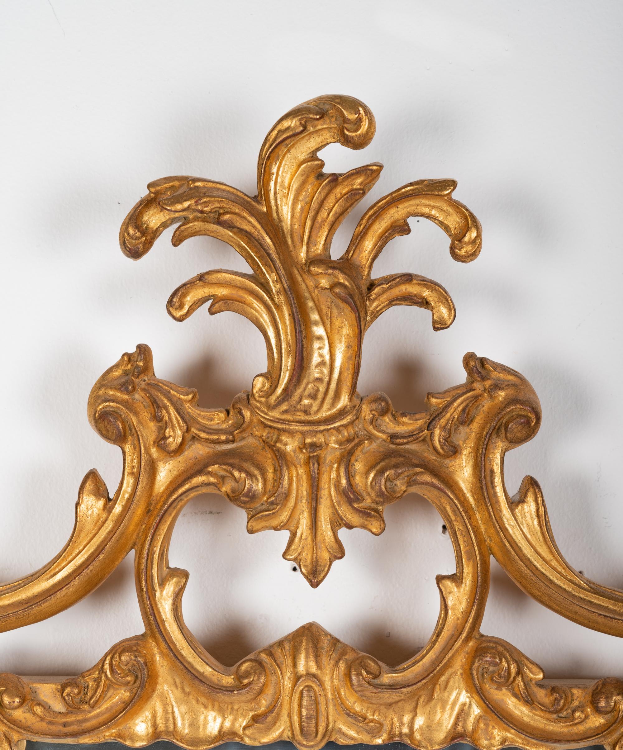 A George II Style Giltwood Mirror
