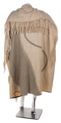 A Koos Cream Wool Poncho, No size.