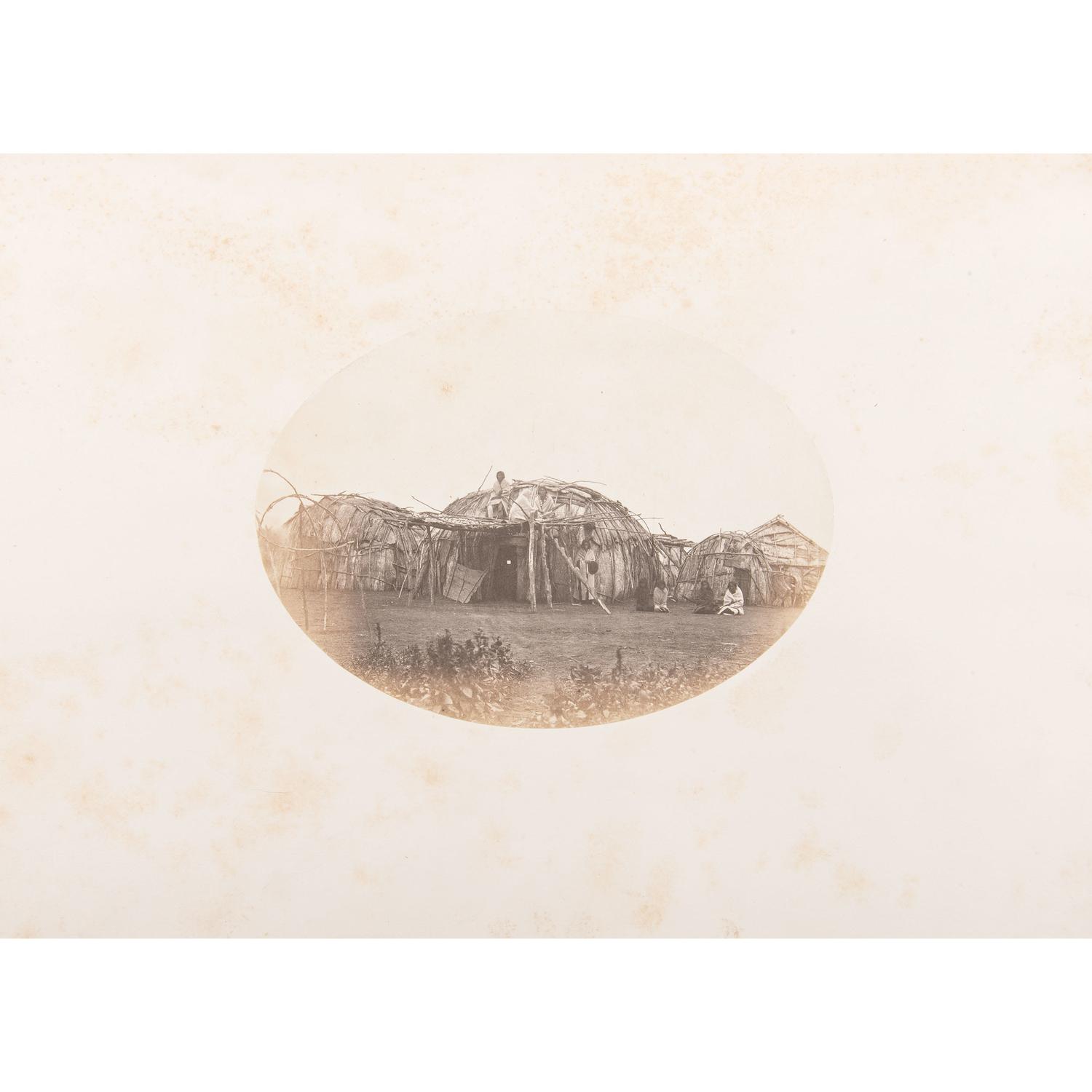 Joel Whitney, Exceptional Album Containing Large Format Photographs of Sioux Involved in the 1862 Minnesota Uprising