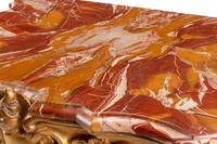 A South Italian Giltwood Marble-Top Console Table