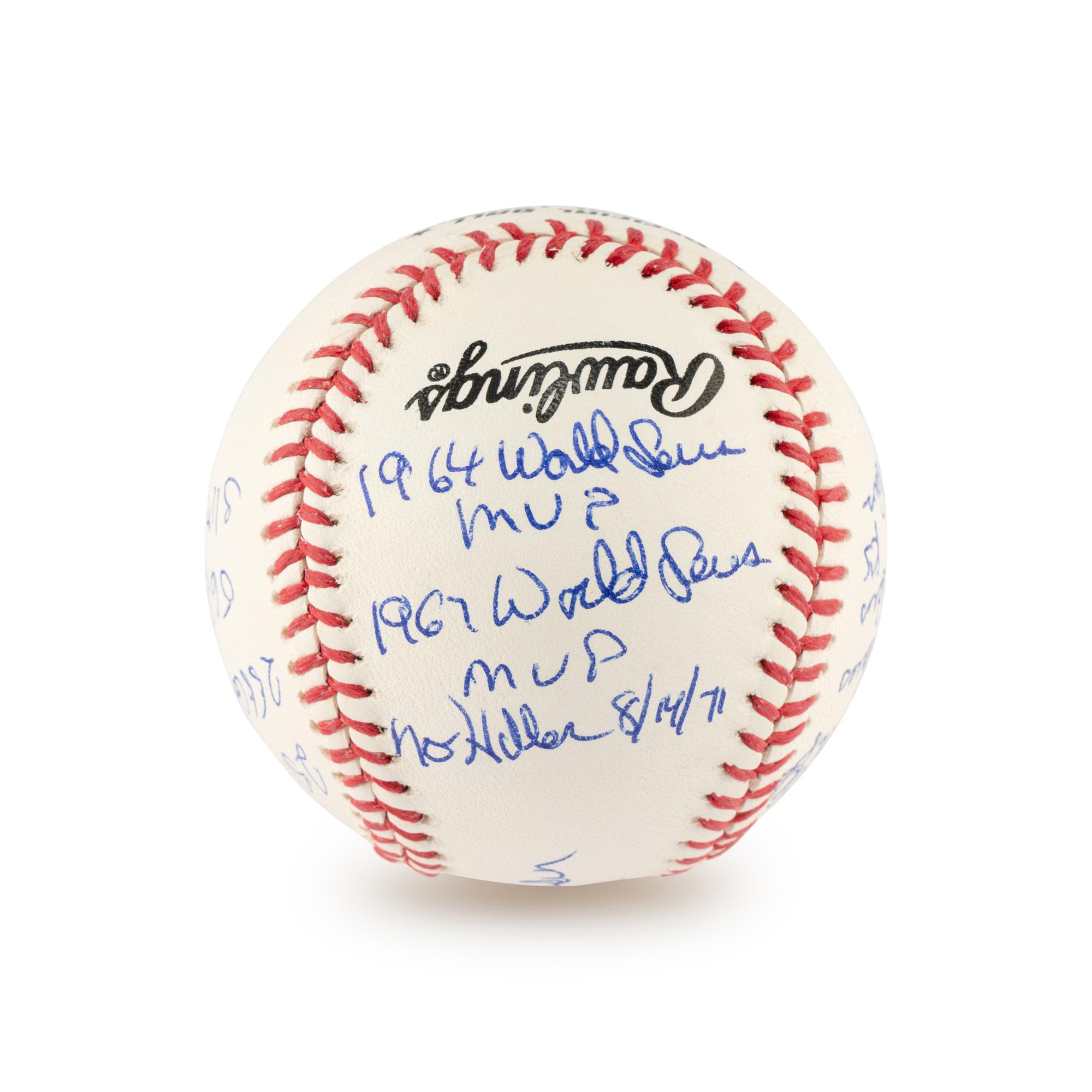 A Bob Gibson Multi Career Achievement/Stat Inscribed Signed Autograph Baseball