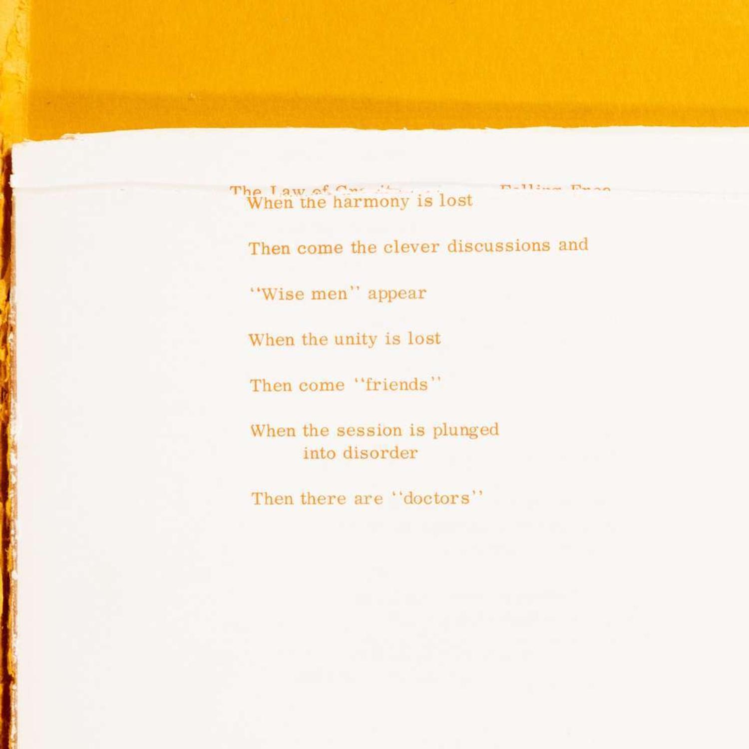[Counter-Culture] Leary, Timothy Psychedelic Prayers after the tao te ching
