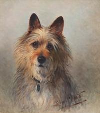 Lilian Cheviot (British, 1884-1932) — Lost! (Portrait of a Cairn Terrier)