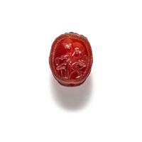 An Etruscan Carnelian Scarab with the God Sethlans
