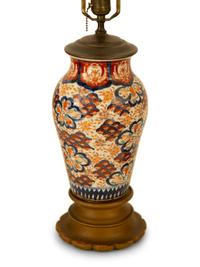 Three Chinese Porcelain Vases Mounted as Lamps