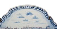 A Delftware Polychrome Plaque