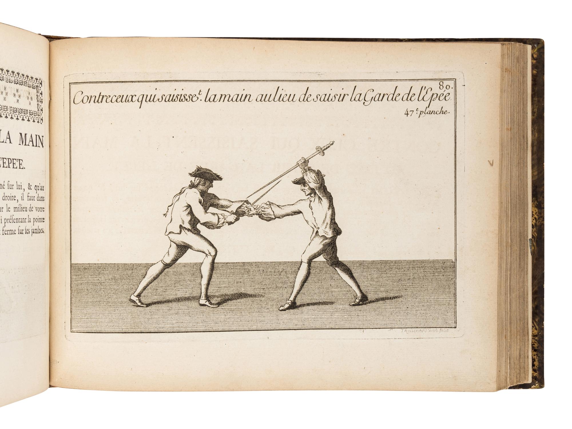 GIRARD, Pierre Jacques François. Traité des Armes . Paris: Moette, Le Gras, La Veuve Jouvenel, Bauche, Briasson, and Chaubert, 1737.