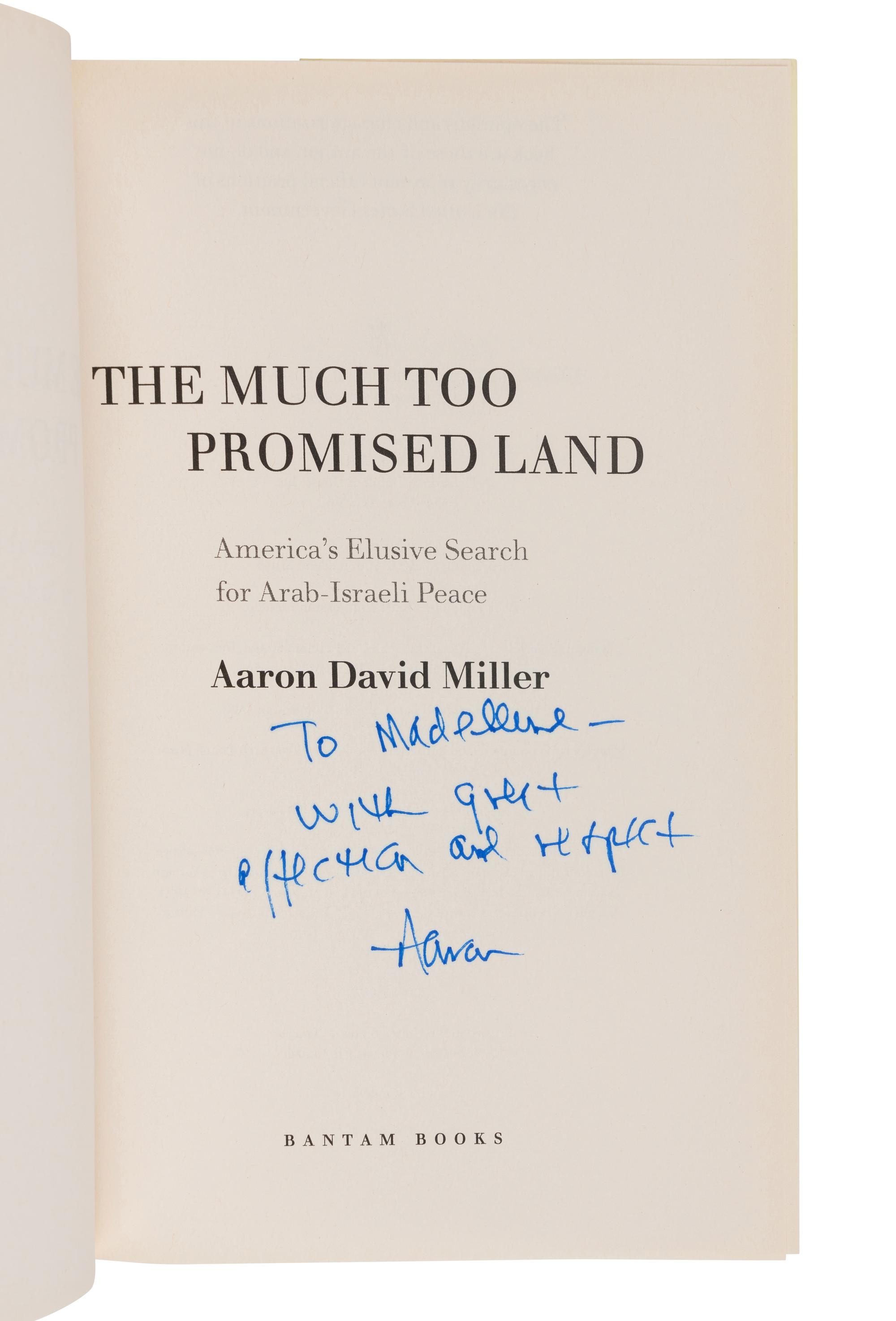 AMERICAN FOREIGN POLICY A group of 9 works, most FIRST EDITIONS INSCRIBED TO SECRETARY ALBRIGHT: