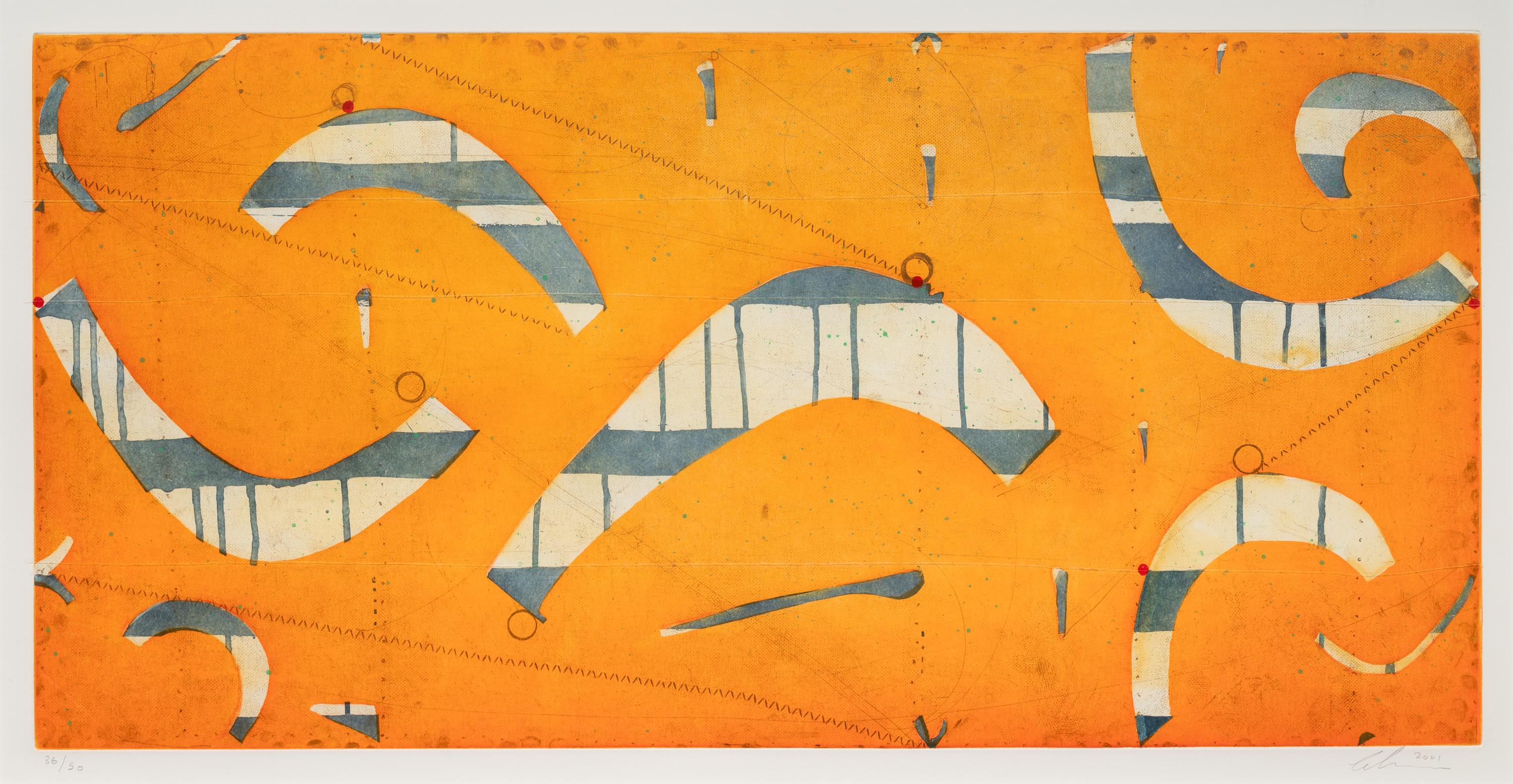 Seven String Etching no. 3