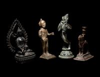 Four Asian Bronze Figures