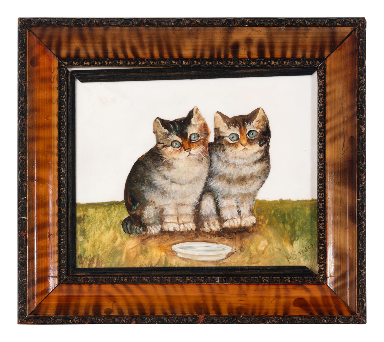 An English Painting on Glass