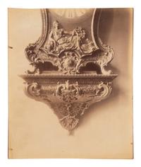 A group of six photographs depicting early 20th Century Parisian architectural details (Saints-Gervais-et-Protais, 1903-1904; Ambassade d'Autriche, 57 rue de Varenne, 1905; La Monnaie-quai Conti [5234], 1905-1906; Hôtel de Roquelaure, boulevard Saint-Germain, 246, 1905-1906; Hôtel de la Duchesse, de Narbonne, rue Varenne 45, 1907; [Cluny–Diane Chasseresse. Art Français. École J. Goujon], 1911)
