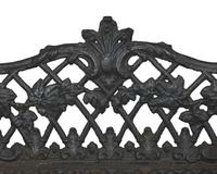 A Cast Iron Garden Bench