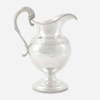 A Classical silver water pitcher Thomas Charles Fletcher (1787-1866), Philadelphia, PA, early 19th century