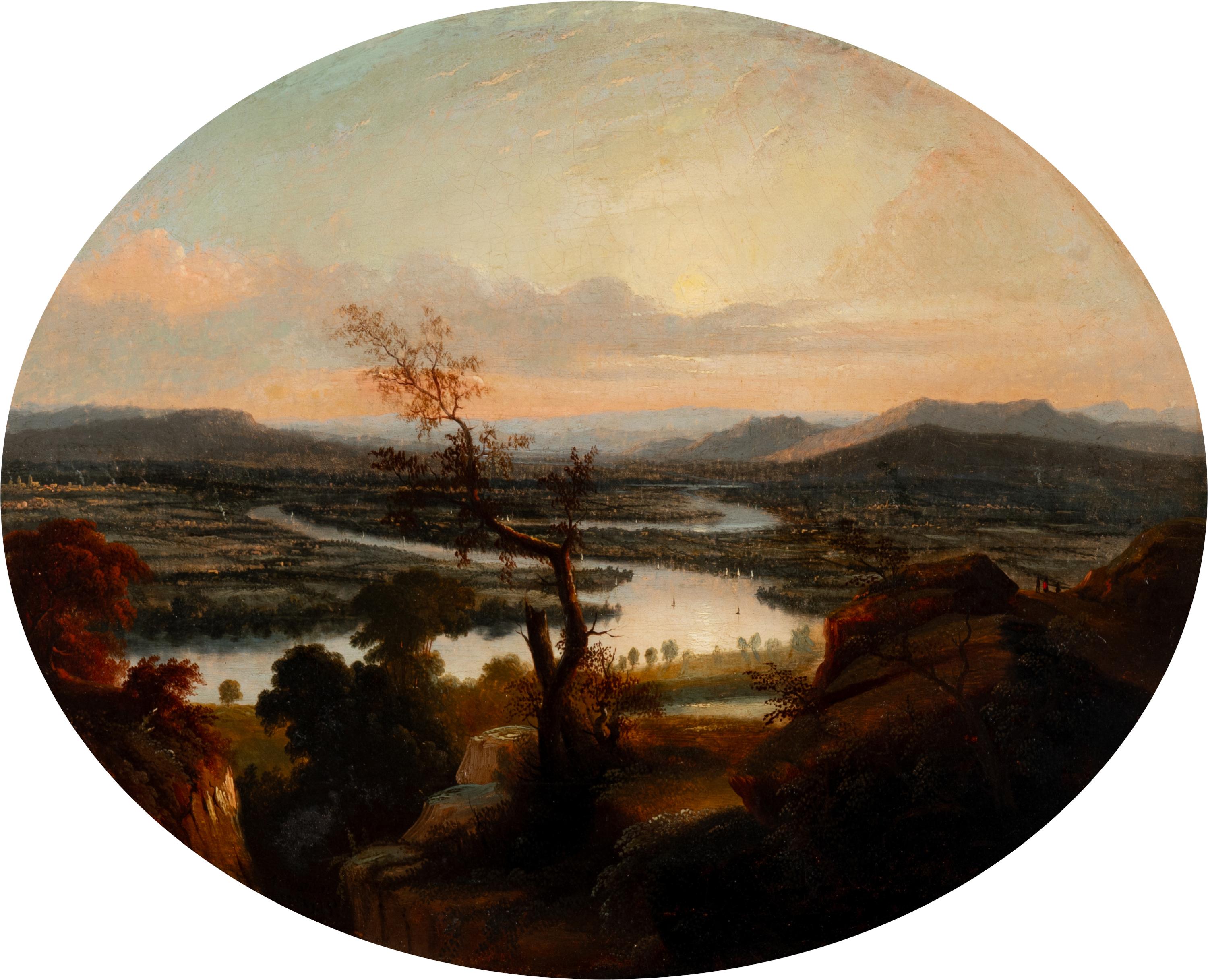 Edmund C. Coates (English, 1816-1871), A View of "The Oxbow", Connecticut River