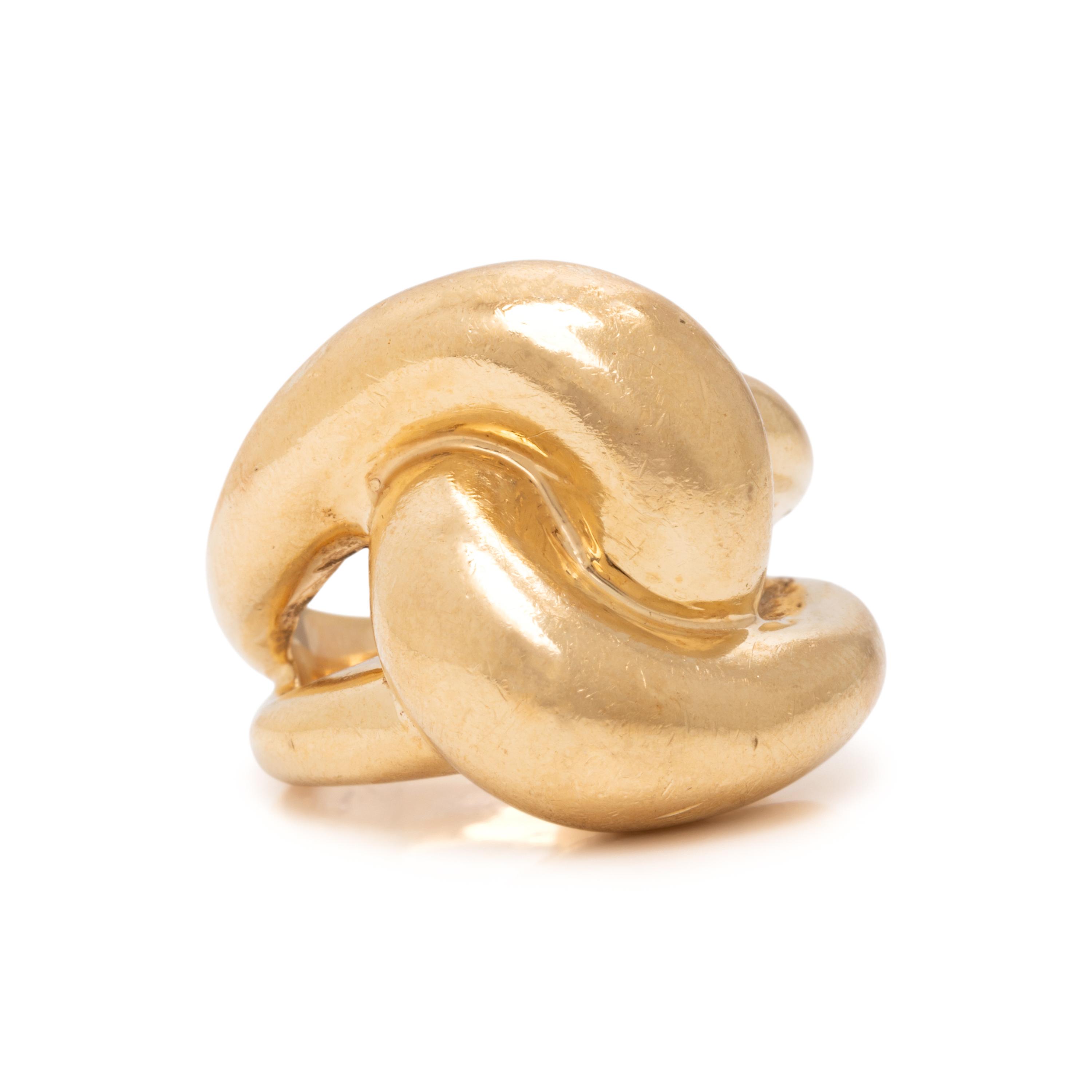 Yellow Gold Knot Ring