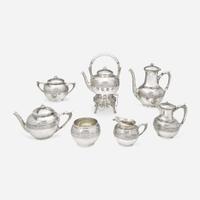 A Neoclassical seven-piece sterling silver tea and coffee service Gorham Mfg. Co., Providence, RI, 1873