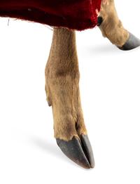 A Taxidermy Deer Leg Foot Stool