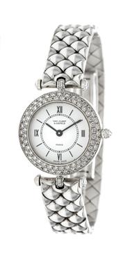 An 18 Karat White Gold and Diamond "Pierre Arpels" Wristwatch, Van Cleef & Arpels, 50.30 dwts.