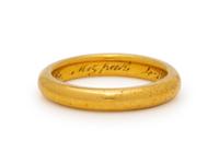 A 22 Karat Yellow Gold Band,