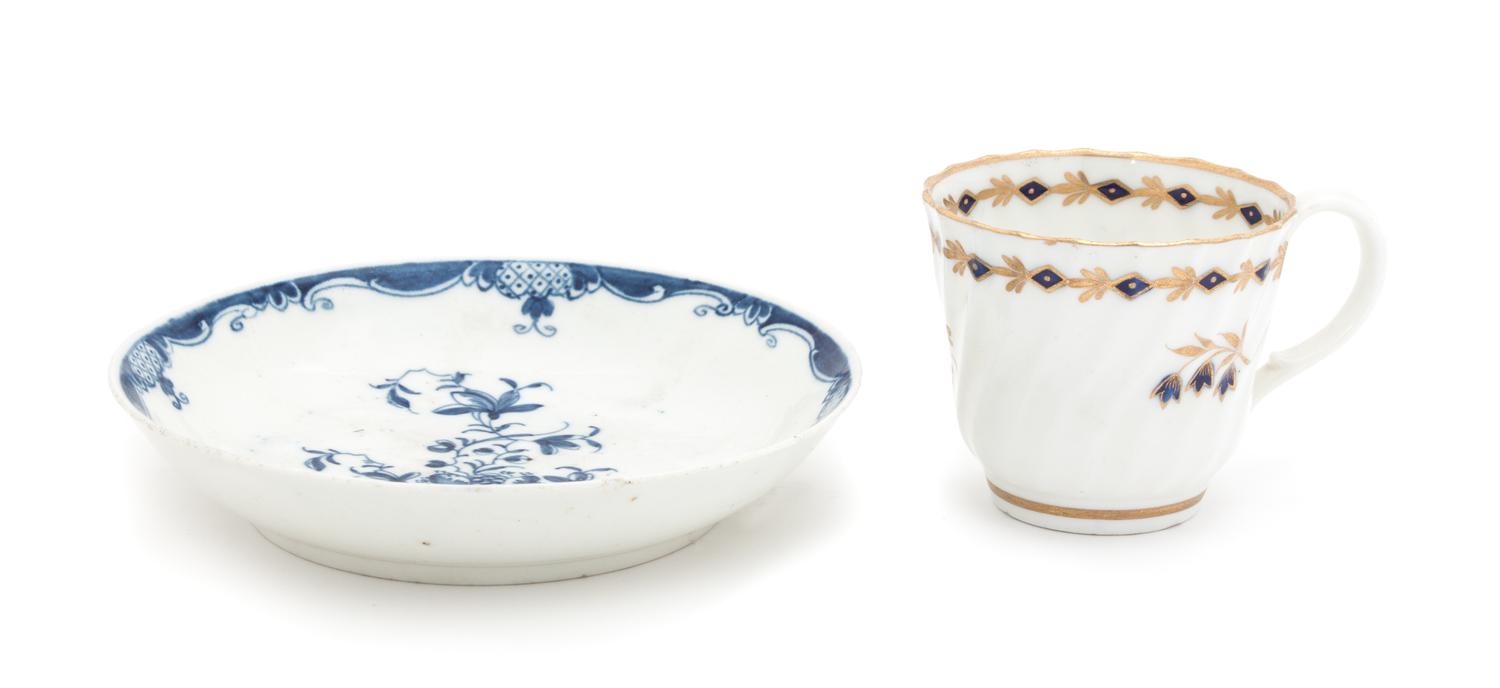 A Worcester Porcelain Dish Diameter 5 1/4 inches. — CIRCA 1780