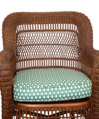 Two Rattan Armchairs