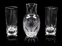 A Group of Glass Articles Height of tallest 8 inches.