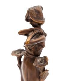 An Art Nouveau Bronze Statue