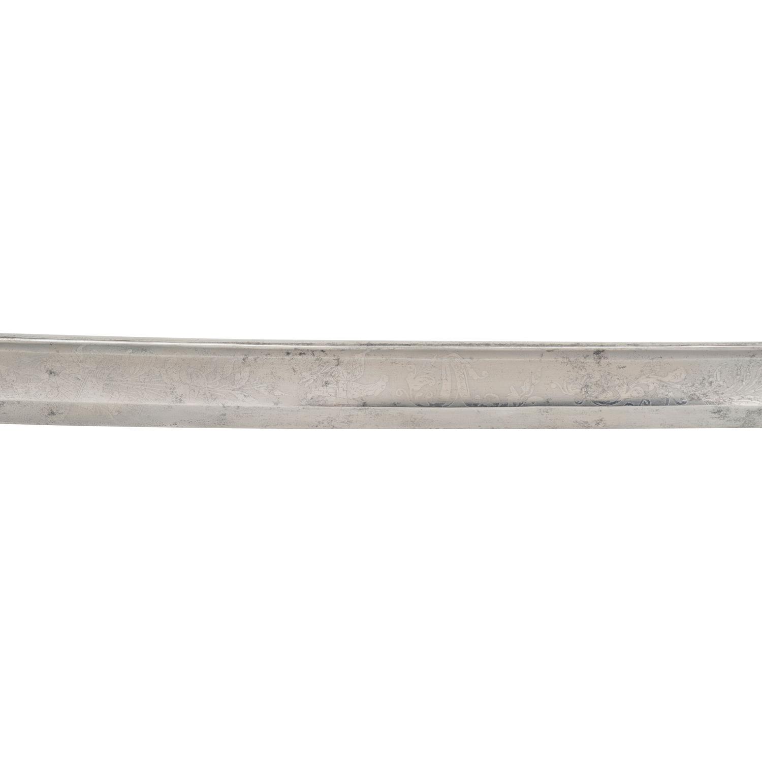 Ames Model 1850 Foot Officer's Sword Presented to Captain Moses Palmer - 13th Mass Infantry - Wounded at 2nd Bull Run and Gettysburg