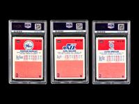 A Group of 1986 Fleer Charles Barkley, Clyde Drexler and Karl Malone PSA Graded Rookie Basketball Cards,