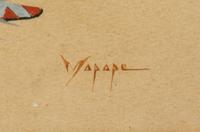 Stephen Mopope (Kiowa, 1898-1974) — untitled, Fancy Dancer
