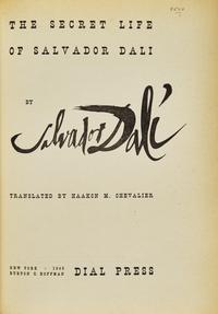 [Art] Dali, Salvador. The Secret Life of Salvador Dali