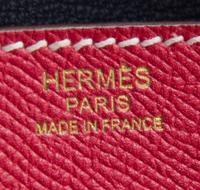An Hermes Rouge Casaque Bicolor Candy Epsom 30cm Birkin Handbag, 12" x 8.5" x 6".
