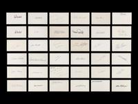 A Large Collection of Assorted Baseball Autographs