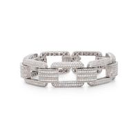 JUDITH RIPKA, DIAMOND AND WHITE GOLD BRACELET