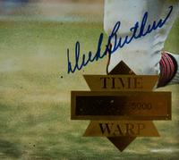 A Dick Butkus Signed Collectors Edge Football Card Display With Multiple Autographs