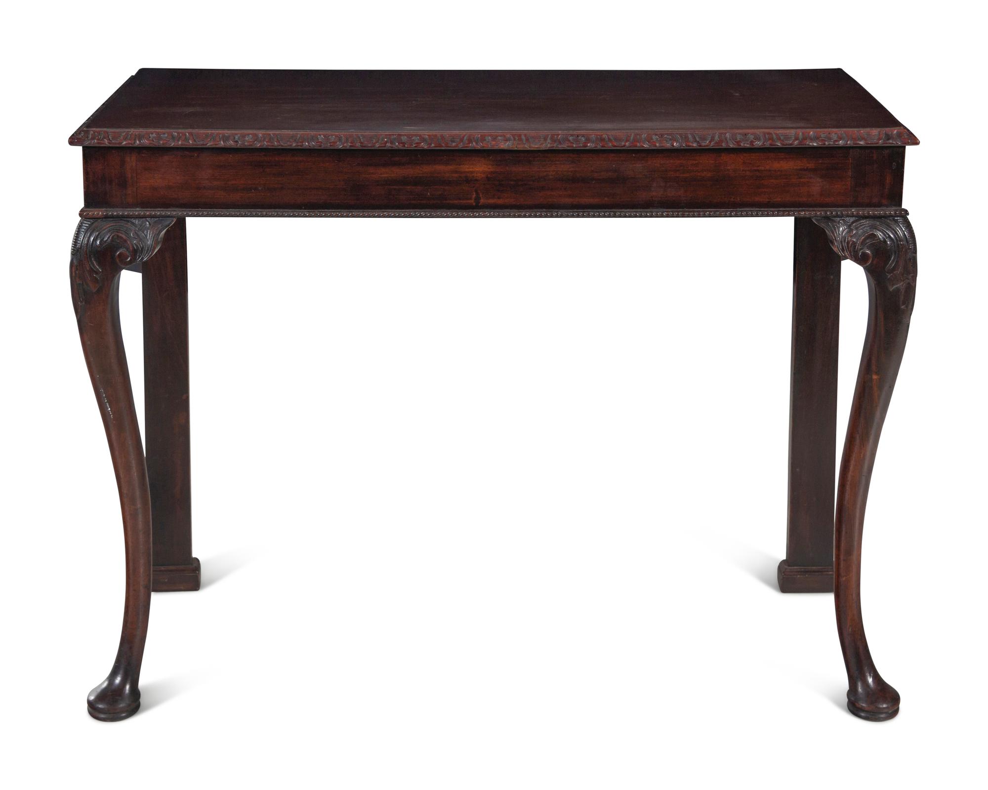 A George II Style Mahogany Pier Table